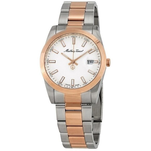 FX04197B NWT Mathey-Tissot Fashion Men's Quartz Steel Authentic Watch - Picture 1 of 3